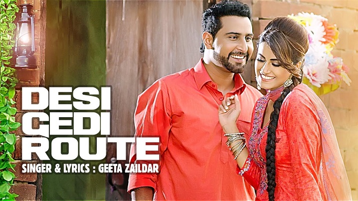 Desi Gedi Route Song  Lyrics image