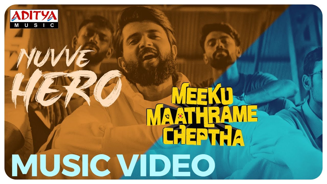 Nuvve Hero Song Lyrics image