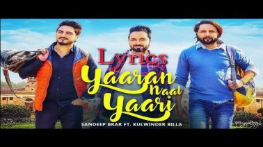Yaaran Naal Yaari Song Lyrics