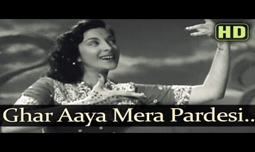 Ghar Aaya Mera Pardesi Song Lyrics image